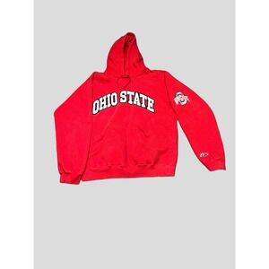 Vintage Ohio State Buckeyes  Pro Player NCAA Red Hoodie Sweatshirt Men's Size S